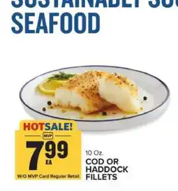 Food Lion Cod or Haddock Fillets offer