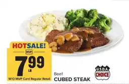 Food Lion Beef Cubed Steak offer