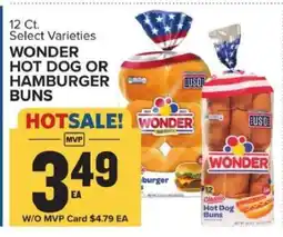 Food Lion Wonder Hot Dog or Hamburger Buns offer