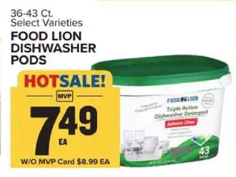 Food Lion FOOD LION DISHWASHER PODS offer