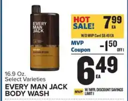 Food Lion Every Man Jack Body Wash offer