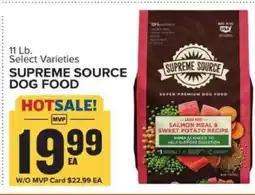 Food Lion Supreme Source Dog Food offer