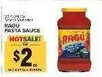Food Lion Ragú Pasta Sauce offer