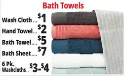 Ocean State Job Lot Bath Towels offer