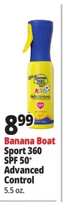 Ocean State Job Lot Banana Boat Sport 360 SPF 50+ Advanced Control offer