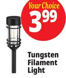 Ocean State Job Lot Tungsten Filament Solar Light offer