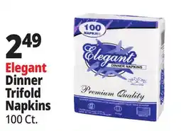 Ocean State Job Lot Elegant Paper Dinner Napkins 100-Count offer