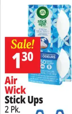 Ocean State Job Lot Air Wick Fresh New Day Crisp Breeze Stick Ups 2 Count offer
