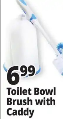 Ocean State Job Lot Gleam Toilet Bowl Under Rim Brush and Caddy offer