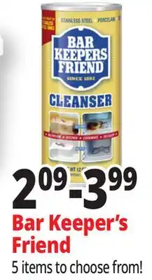 Ocean State Job Lot Bar Keepers Friend Powder Cleanser 12 oz offer