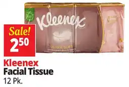Ocean State Job Lot Kleenex Ultra Soft Pocket Pack Face Tissues 12 Count offer