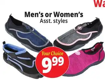 Ocean State Job Lot Men's or Women's Water Shoes offer