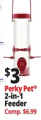 Ocean State Job Lot Perky Pet 2-in-1 Feeder offer