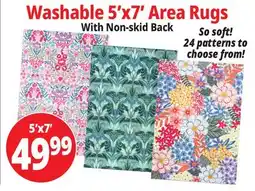 Ocean State Job Lot Washable 5'x7' Area Rugs offer