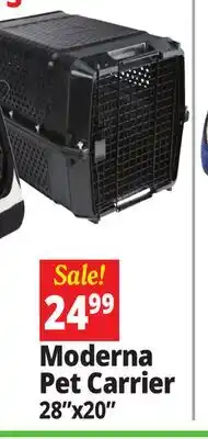 Ocean State Job Lot Moderna Pet Carrier offer