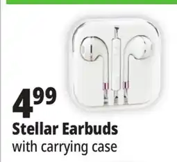 Ocean State Job Lot TechBunch Metal Stereo Earbuds with Mic and Volume Control offer