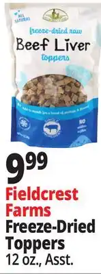 Ocean State Job Lot Fieldcrest Farms Freeze-Dried Toppers offer