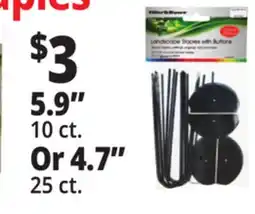 Ocean State Job Lot Tiller & Rowe Landscape Staples with Buttons 10 Count offer