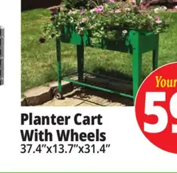 Ocean State Job Lot Mobil Garden Planter Cart offer