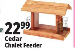 Ocean State Job Lot Cedar Chalet Feeder Chalet offer