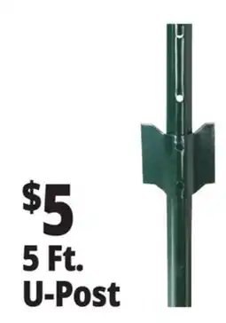 Ocean State Job Lot Tiller & Rowe Steel Garden Fence U-Post 5' offer