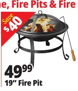 Ocean State Job Lot Firepit Cauldron 30 offer