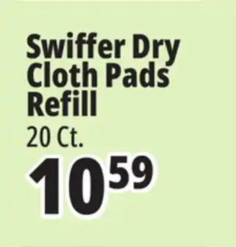 Ocean State Job Lot Swiffer Dry Cloth Pads Refill offer