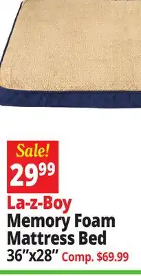 Ocean State Job Lot La-z-Boy Memory Foam Mattress Bed offer