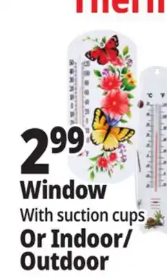 Ocean State Job Lot Outdoor Living Accents Window Thermometer offer