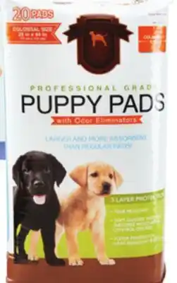 Ocean State Job Lot Huntington Pet Products Professional Grade Colossal 28x44 Puppy Pads with Odor Eliminators 20 Count offer