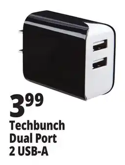 Ocean State Job Lot TechBunch Dual USB Wall Charger offer