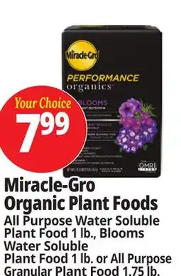 Ocean State Job Lot Miracle-Gro Organic Plant Foods offer