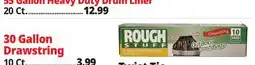 Ocean State Job Lot Rough Stuff 30 Gal Outdoor Trash Bags with Drawstring 10 ct offer