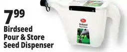 Ocean State Job Lot Birdseed Pour & Store Dispenser offer
