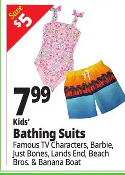 Ocean State Job Lot Kids' Bathing Suits offer