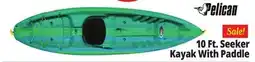 Ocean State Job Lot Pelican Seeker 100X Kayak w/ Paddle offer