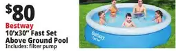 Ocean State Job Lot Bestway 10' x 30 Fast Set Above Ground Pool offer