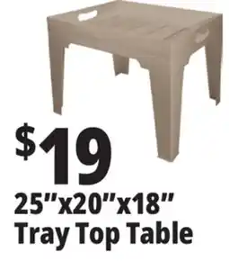 Ocean State Job Lot 25x20x18 Tray Top Table offer