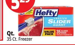 Ocean State Job Lot Hefty Storage Quart Slider Bags 40 Count offer
