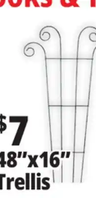 Ocean State Job Lot Panacea Planter Trellis 48 offer