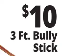 Ocean State Job Lot 3 Ft. Bully Stick offer