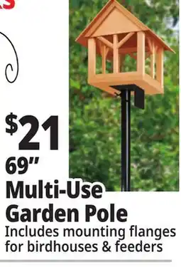 Ocean State Job Lot Tiller & Rowe Multi-Use Garden Pole 69 offer