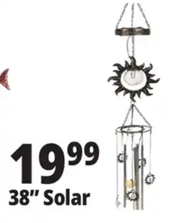 Ocean State Job Lot Solar Wind Chime 38 offer