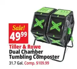 Ocean State Job Lot Tiller & Rowe Dual Chamber Tumbling Composter offer