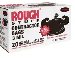 Ocean State Job Lot Rough Stuff 42 Gal Contractor Trash Bags 20 Count offer