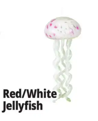 Ocean State Job Lot Glass Jellyfish Windchime White & Pink offer