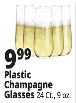 Ocean State Job Lot Plastic Champagne Glasses offer