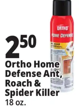Ocean State Job Lot Ortho Home Defense Ant Roach & Spider Killer 18 oz offer
