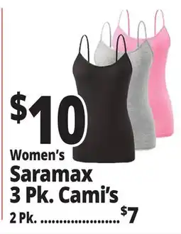Ocean State Job Lot Women's Saramax 3 Pk. Cami's offer