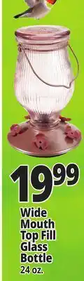 Ocean State Job Lot Perky Pet Top Fill Glass Hummingbird Feeder 24 oz offer
